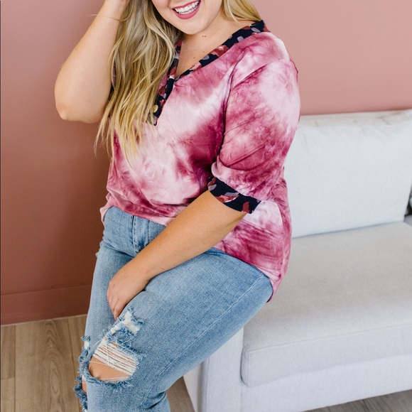 FINAL PRICE❗️Jungle Expedition Top in Wine - Picture 10 of 13